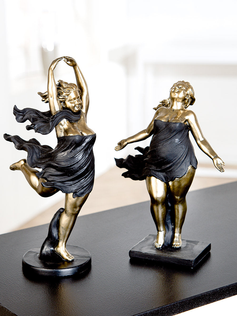 Elisabeth Sculptuur Zwart-Goud XL