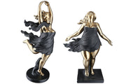 Elisabeth Sculptuur Zwart-Goud XL