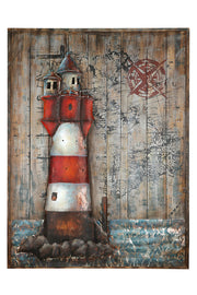 Leuchtfeuer 3D vuurtoren wanddecoratie