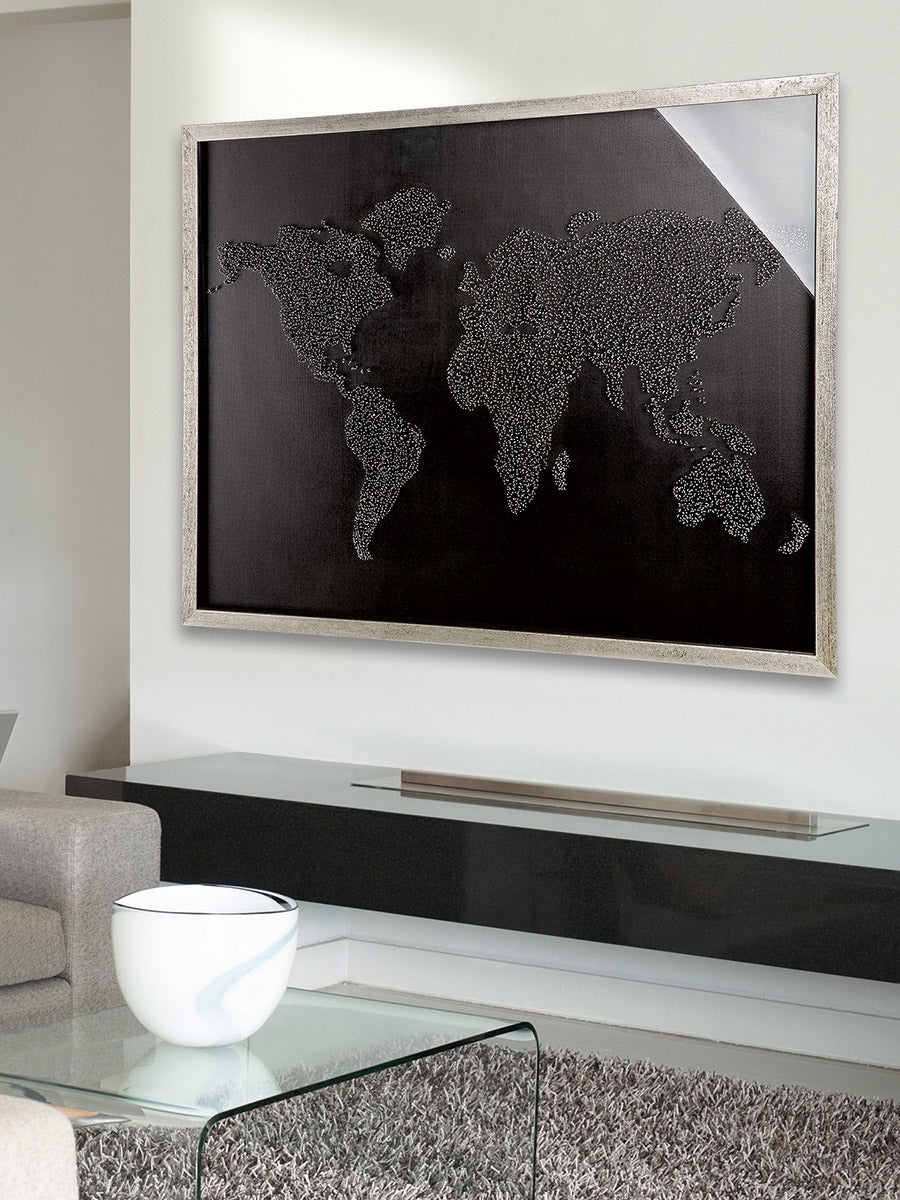 World 3D wereldkaart wanddecoratie