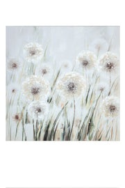 Pusteblumen-Wiese schilderij 90 cm