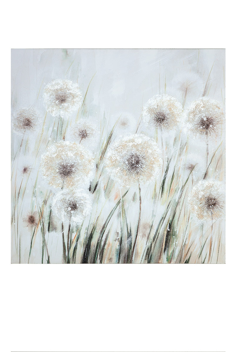 Pusteblumen-Wiese schilderij 90 cm