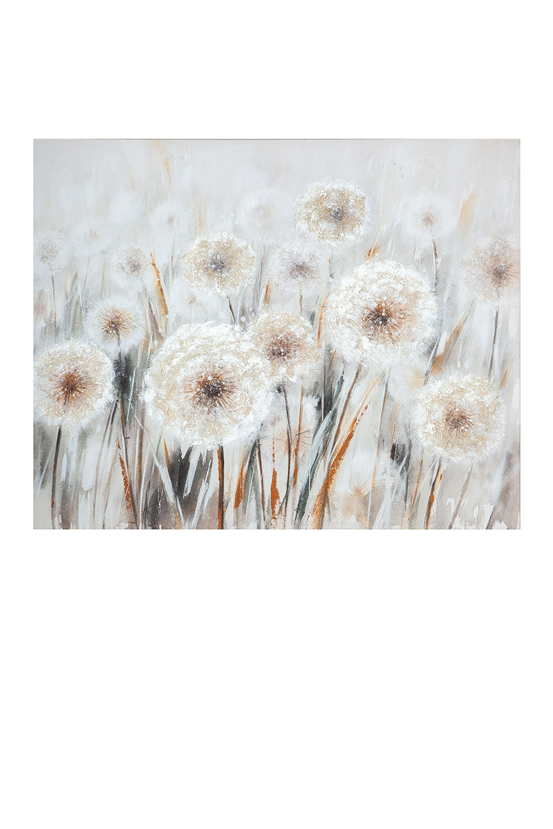 Pusteblumen-Feld schilderij 100 cm