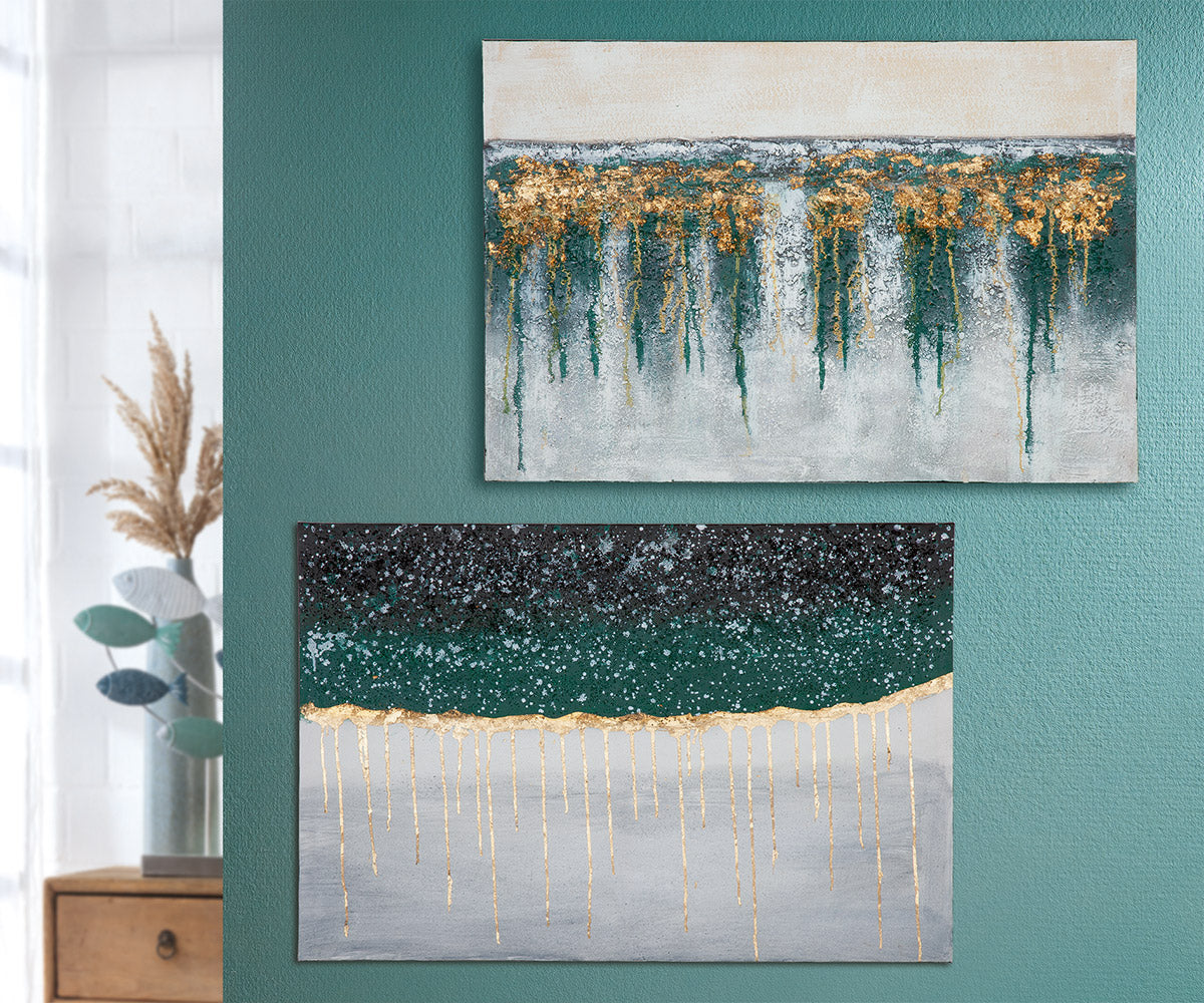 Golden Shiver schilderij 90 cm