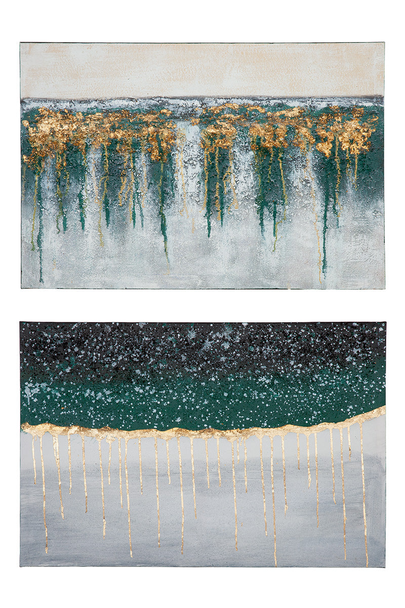 Golden Shiver schilderij 90 cm
