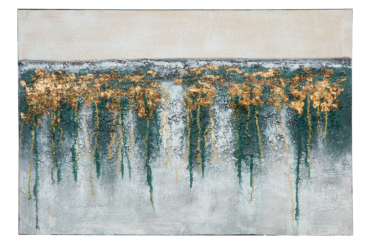 Golden Shiver schilderij 90 cm