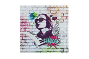 Street Art graffitischilderij 30 cm