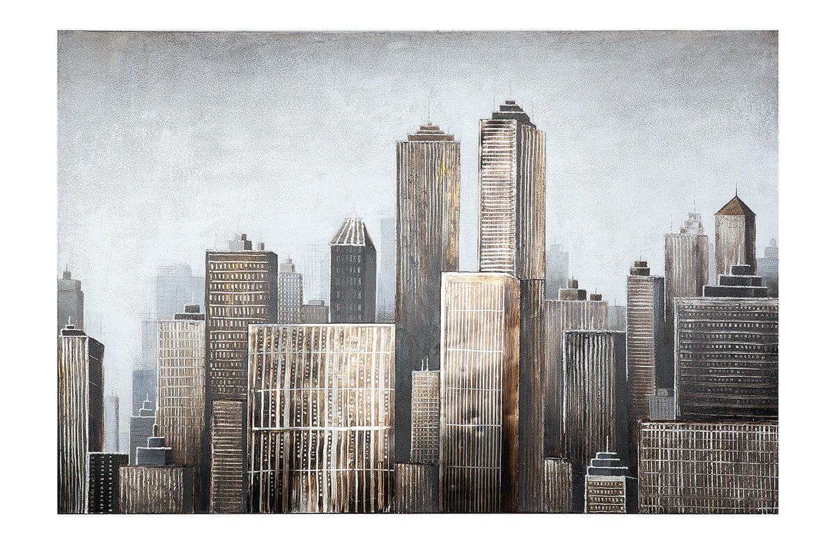 Big Apple 3D skylineschilderij 150 cm
