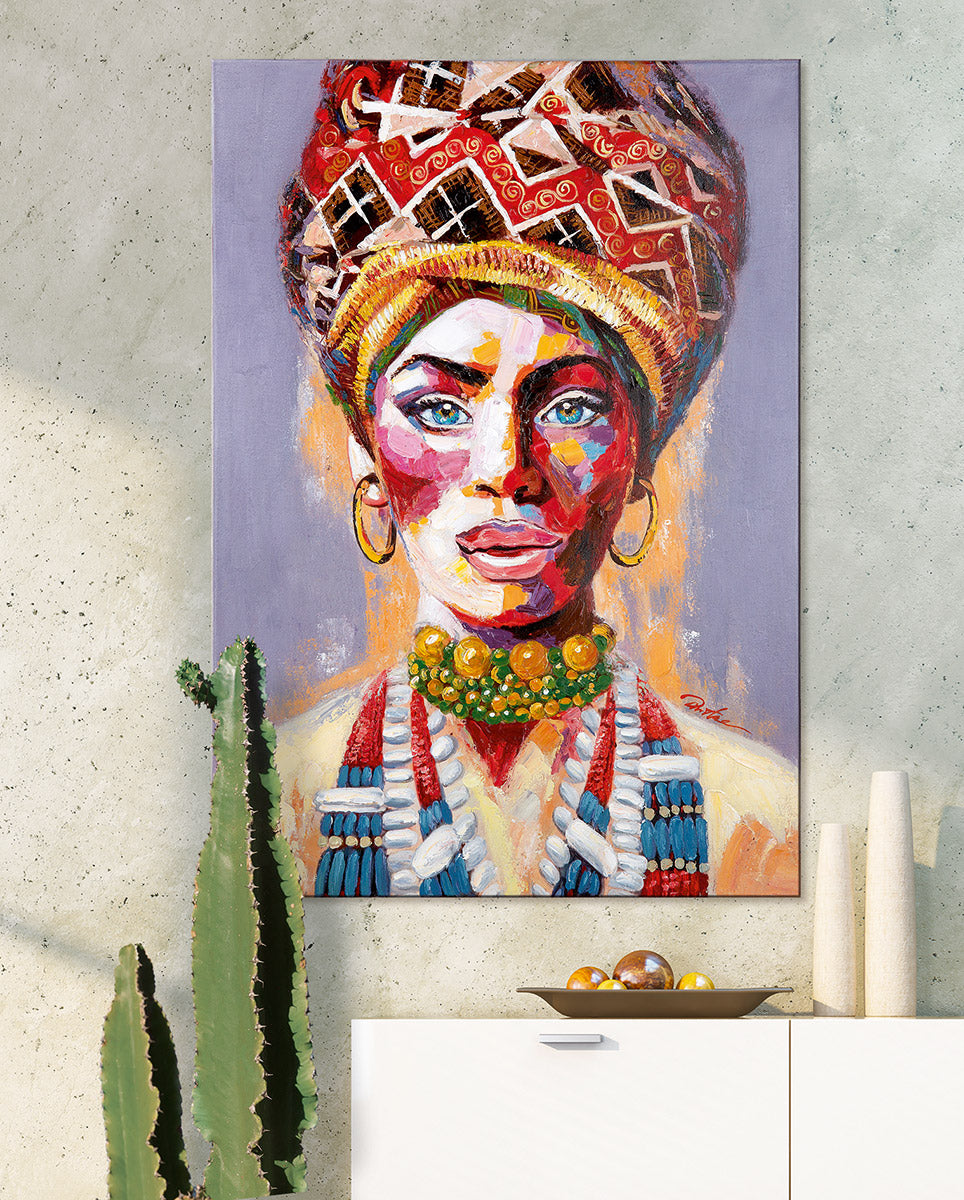 Nala vrouwenschilderij 100 cm