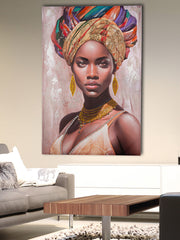 Adissa 3D vrouwenschilderij 120 cm