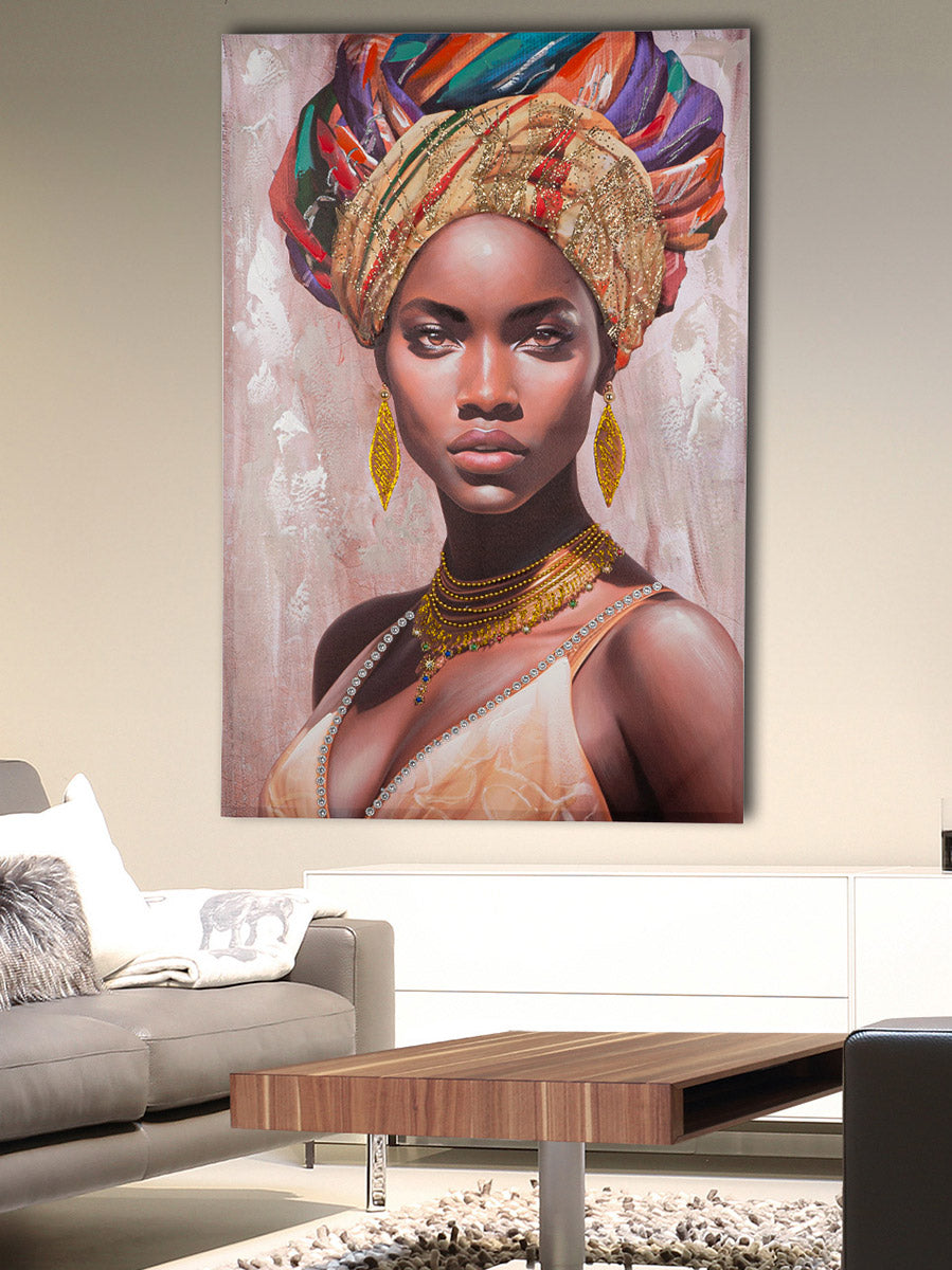 Adissa 3D vrouwenschilderij 120 cm