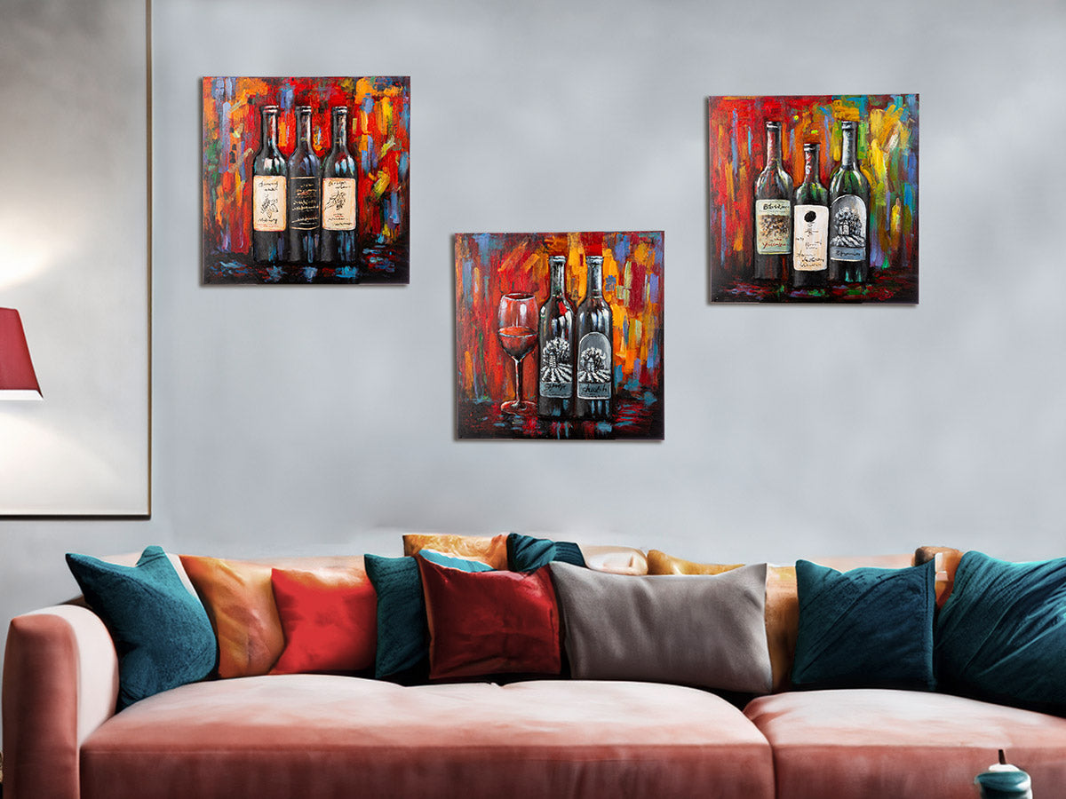 In vino veritas 3D wijnwanddecoratie