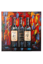 In vino veritas 3D wijnwanddecoratie