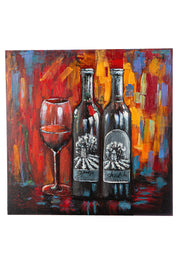 In vino veritas 3D wijnwanddecoratie