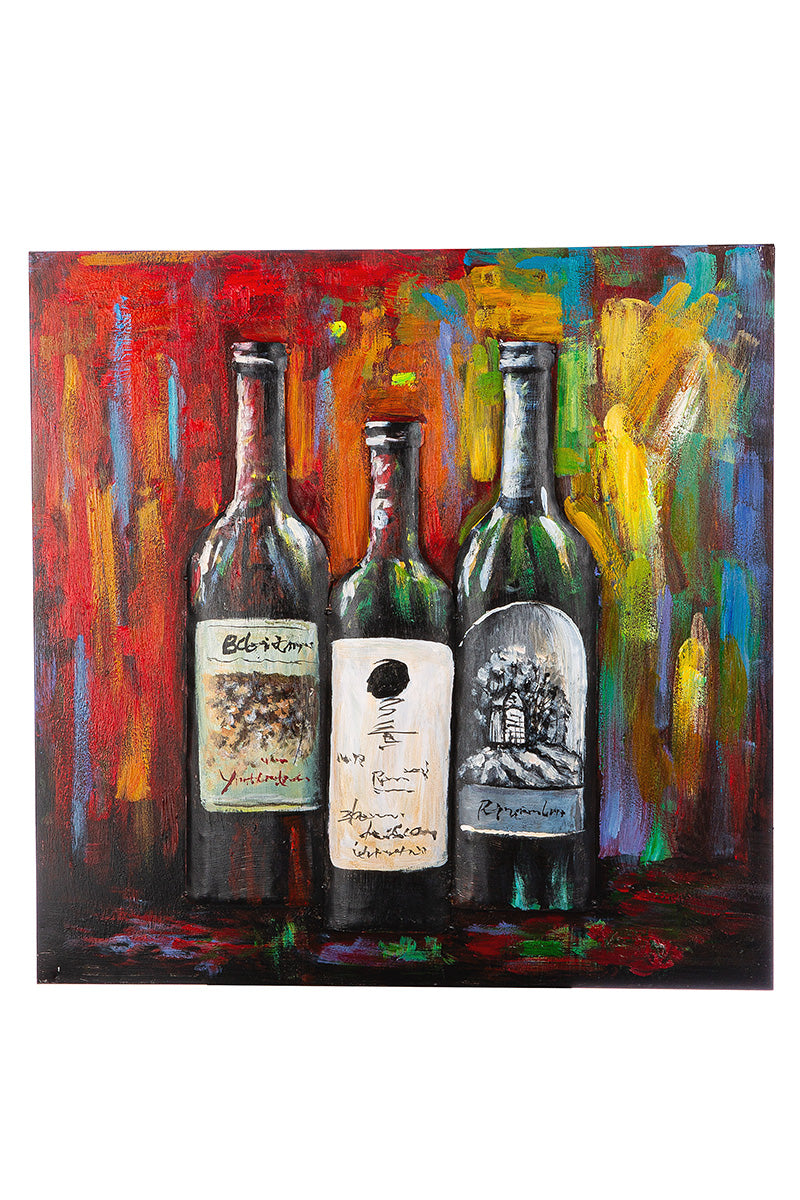 In vino veritas 3D wijnwanddecoratie
