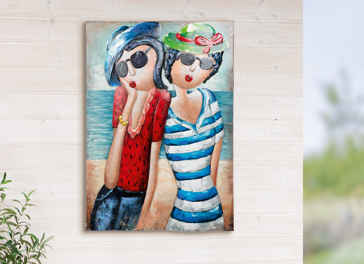 Côte d'Azur 3D wanddecoratie 100 cm