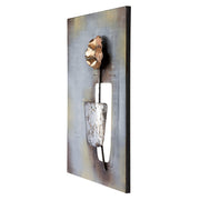 Bloemen-Trio metalen wanddecoratie