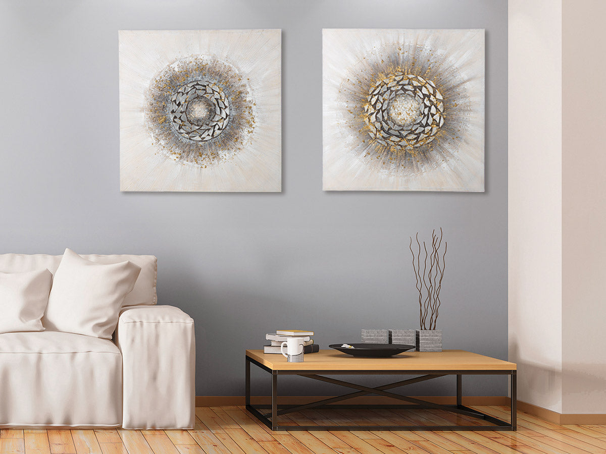 Shoal 3D cirkelschilderij 80 cm