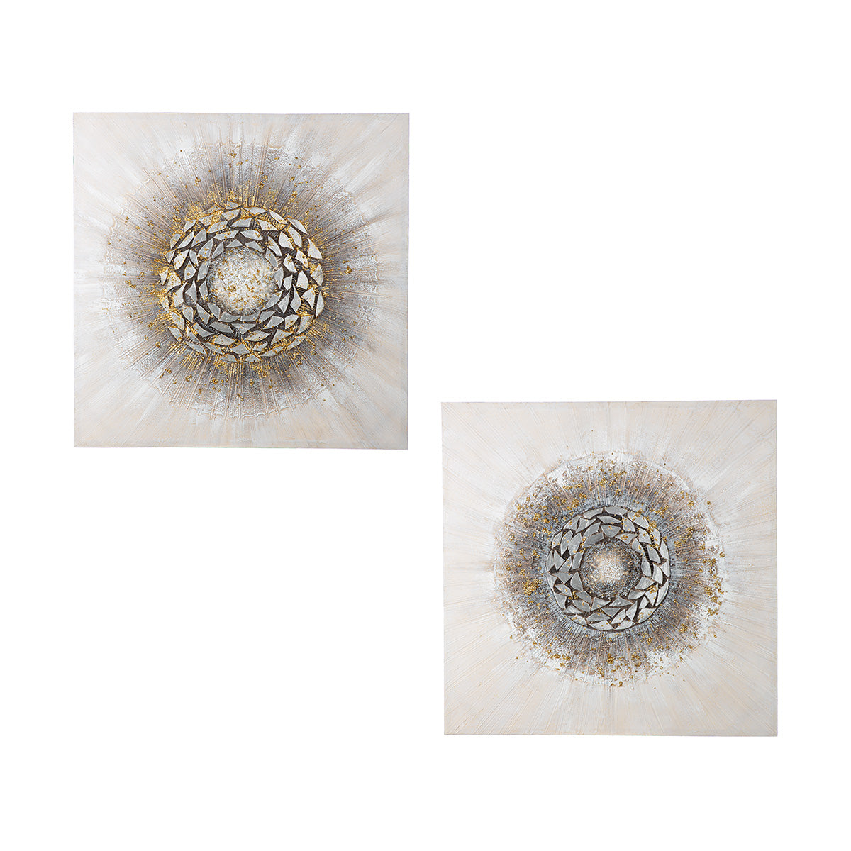 Shoal 3D cirkelschilderij 80 cm