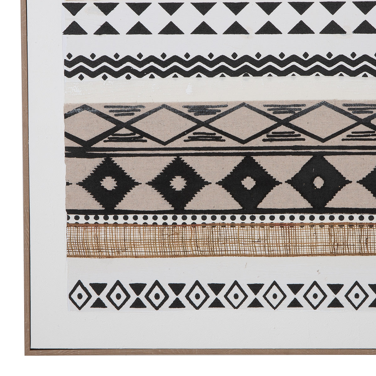 Mwaki geometrisch schilderij 102 cm