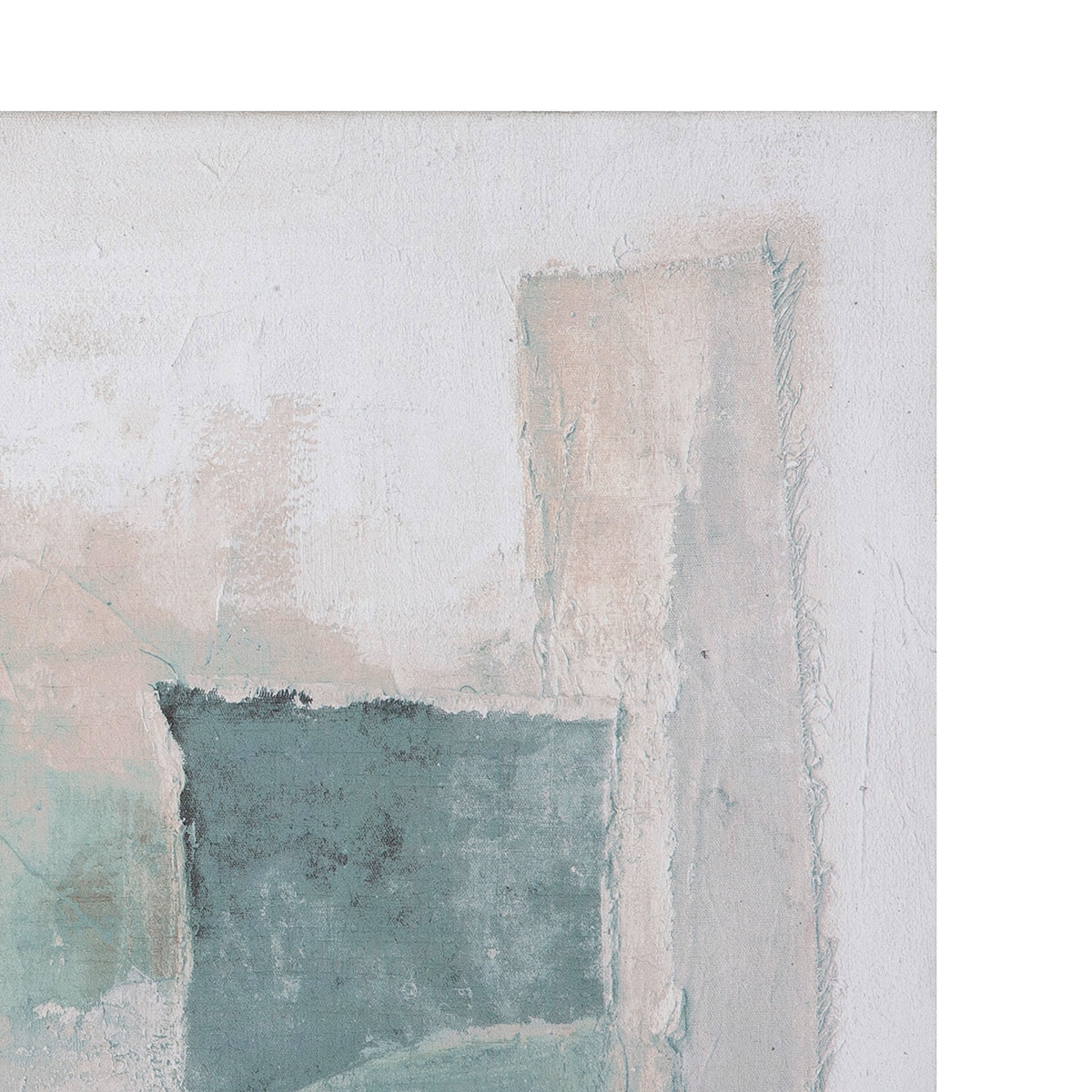 Wit geometrisch schilderij Magul 80 cm