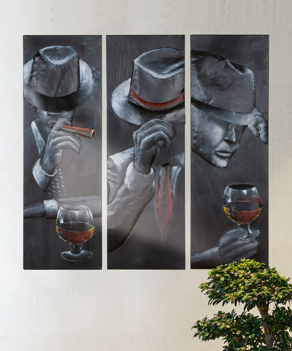 GILDE Gallery 3D hoed wanddecoratie