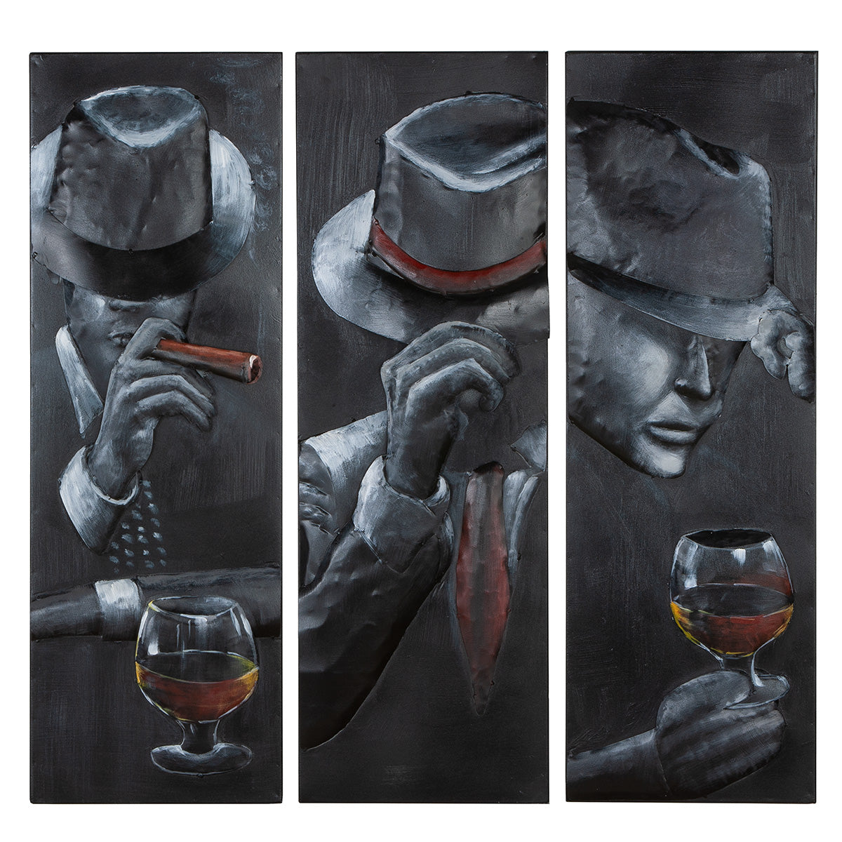 GILDE Gallery 3D hoed wanddecoratie