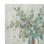 Eucalyptusschilderij met vaas 60 cm