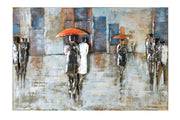 Rainy Day 3D wanddecoratie 120 cm