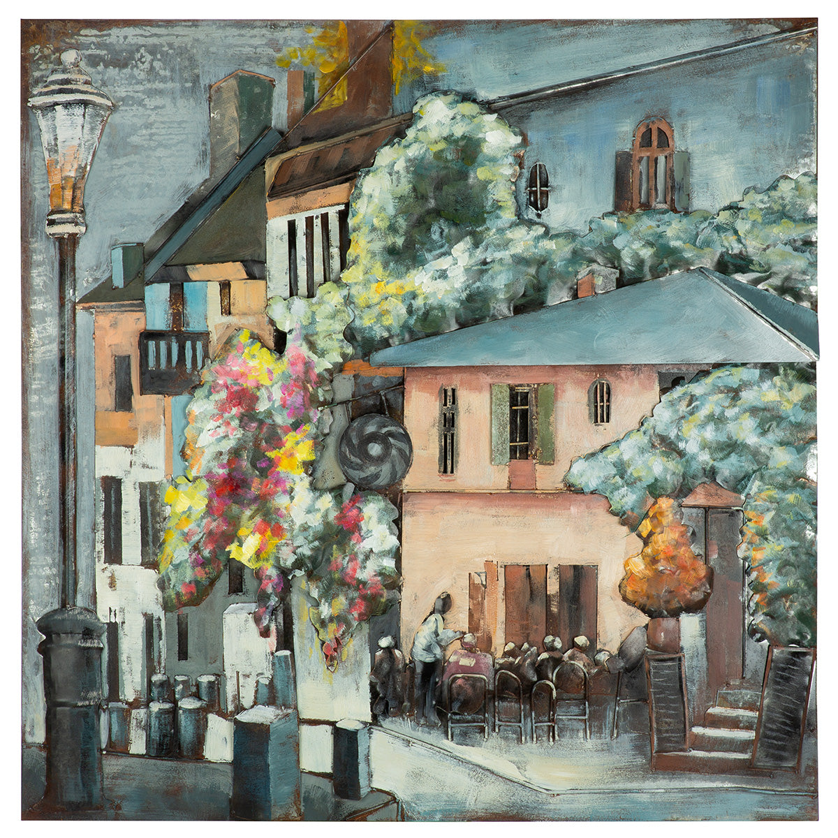 Café Toskana 3D wanddecoratie 100 cm