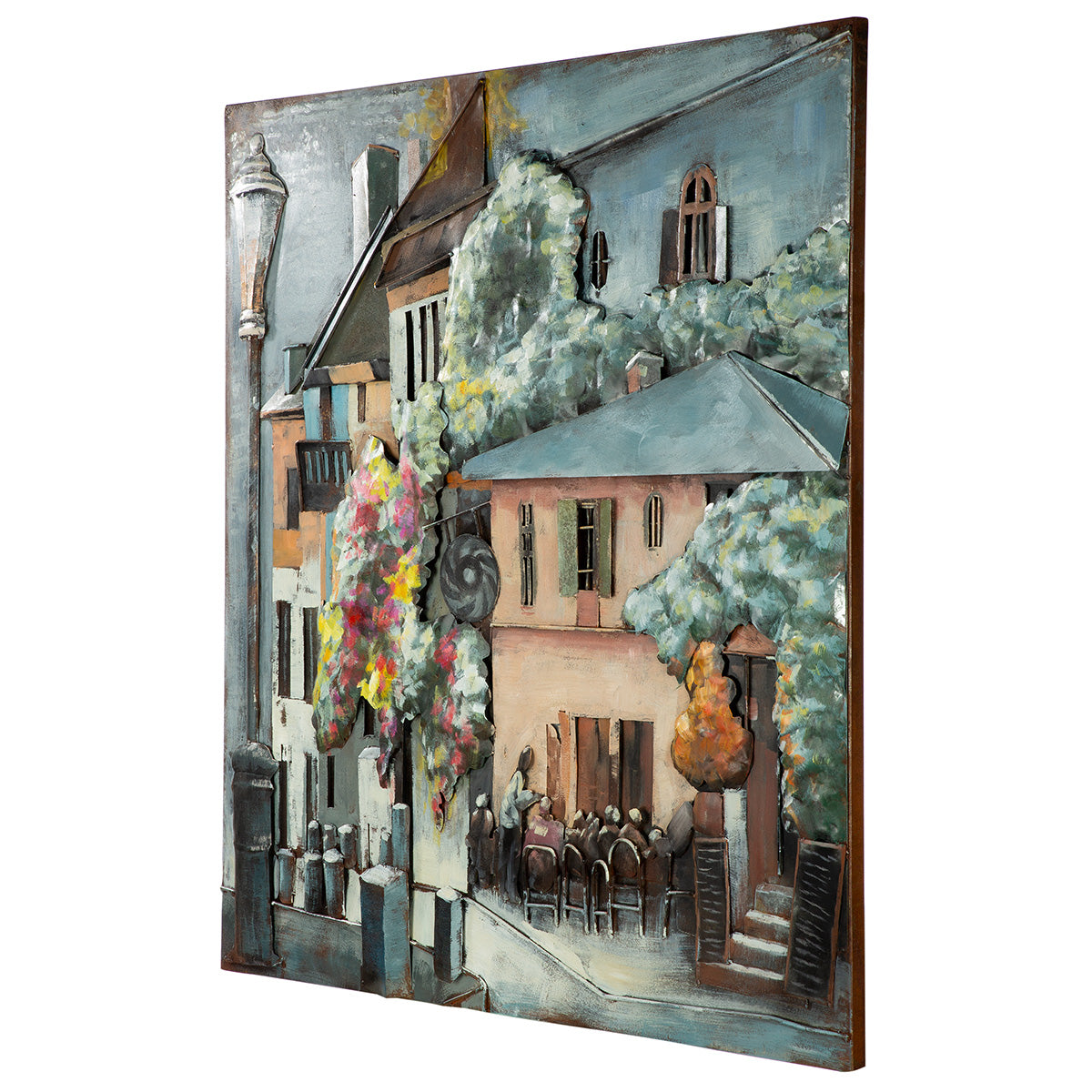 Café Toskana 3D wanddecoratie 100 cm