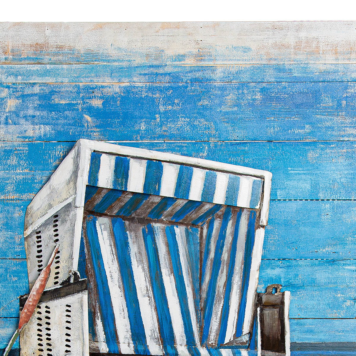 Strandkorb 3D wanddecoratie 100 cm