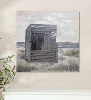 Strandkorb 3D strandstoel schilderij