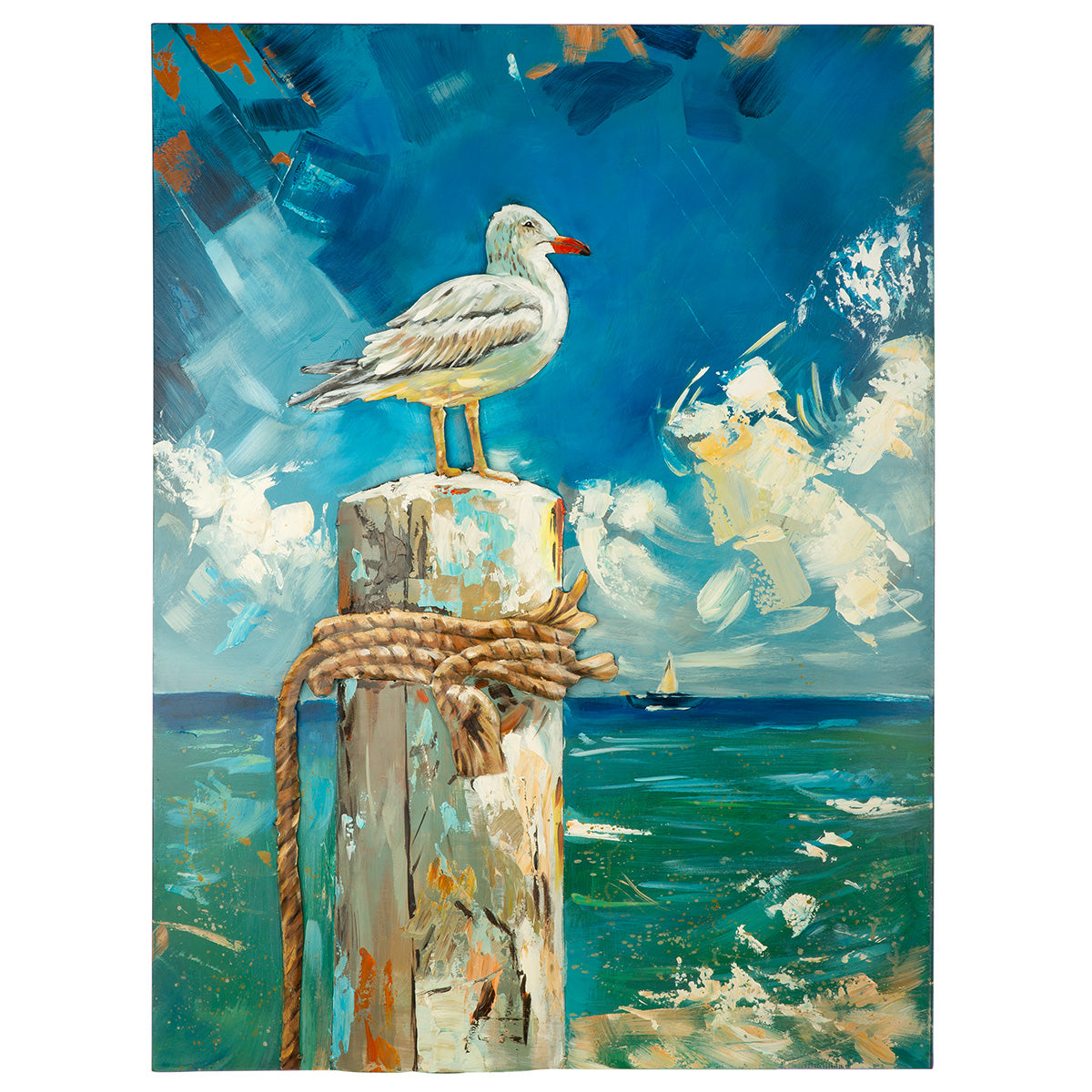 Coast Bird 3D wanddecoratie 100 cm