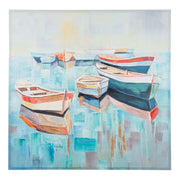Malta boot schilderij 100 × 100 cm