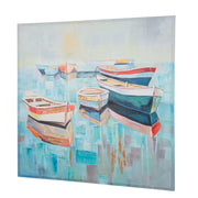 Malta boot schilderij 100 × 100 cm