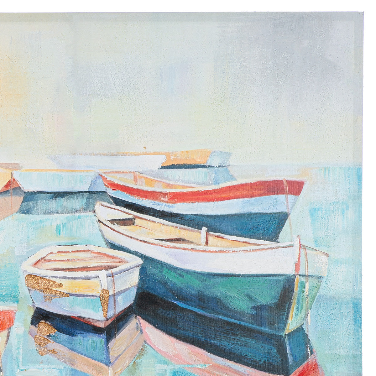 Malta boot schilderij 100 × 100 cm