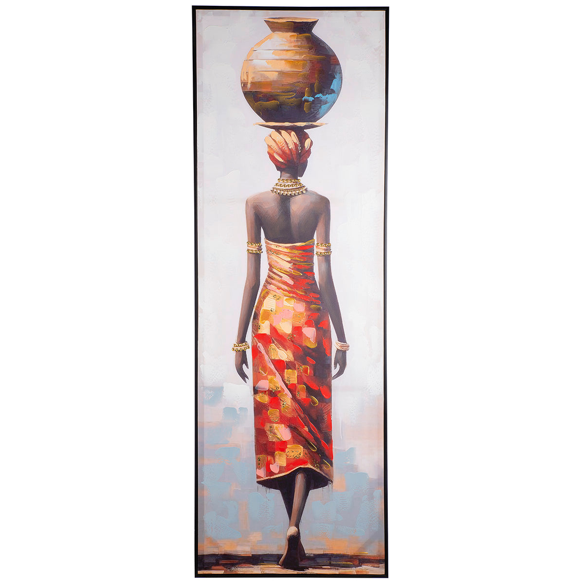 Makeda vrouwenschilderij 152 cm