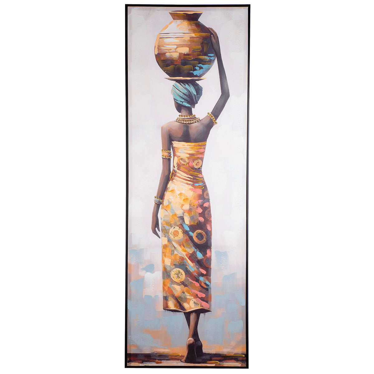 Makeda vrouwenschilderij 152 cm