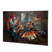 Bartime 3D muzikanten wanddecoratie