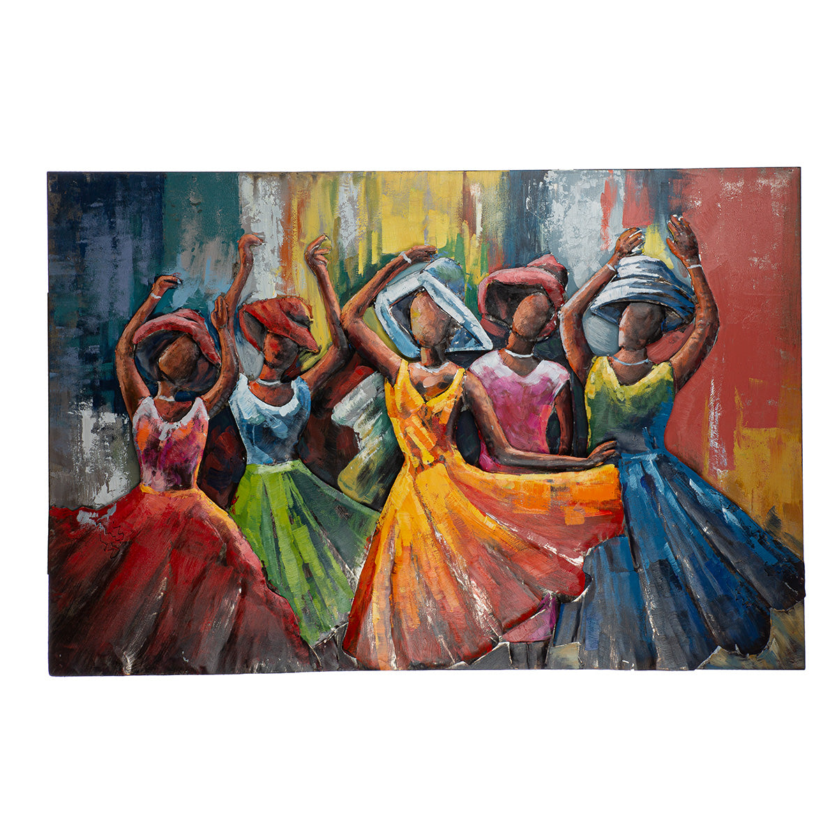 Lets dance 3D wanddecoratie 120 cm