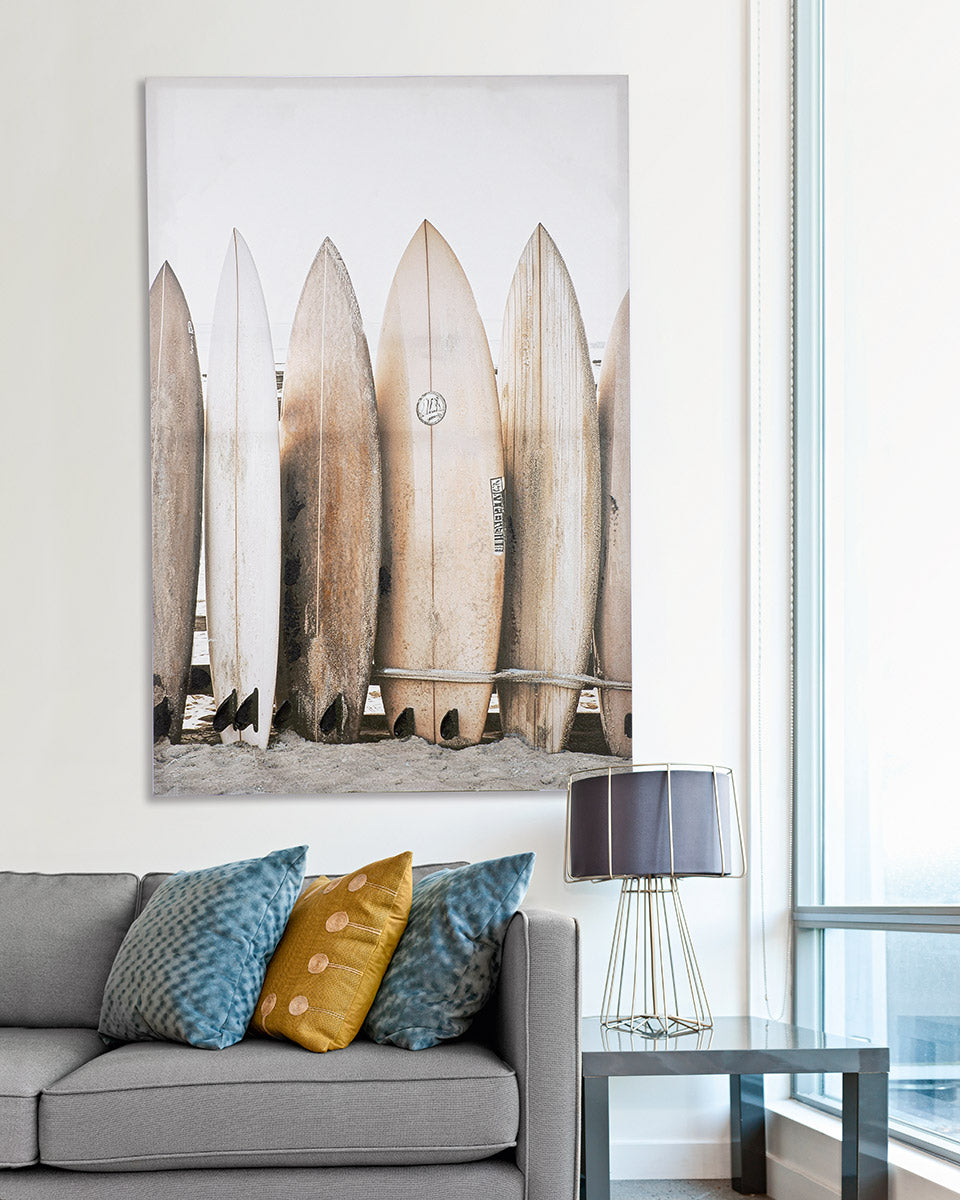 Surfbretter surfplank schilderij 120 cm