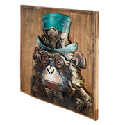 Steampunk Ape 3D wanddecoratie 50 cm
