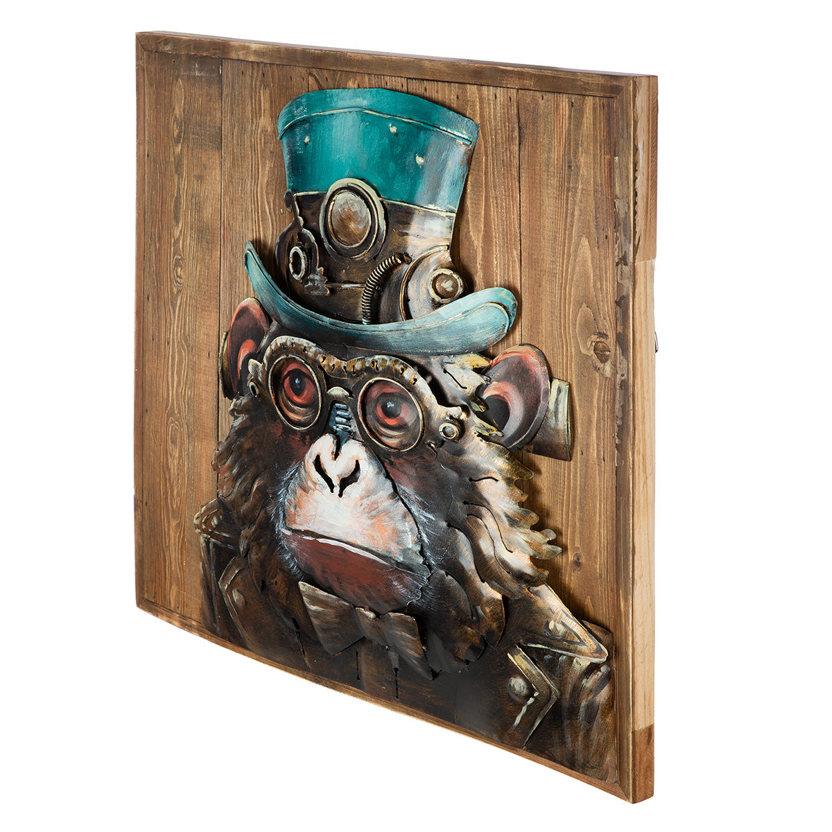 Steampunk Ape 3D wanddecoratie 50 cm