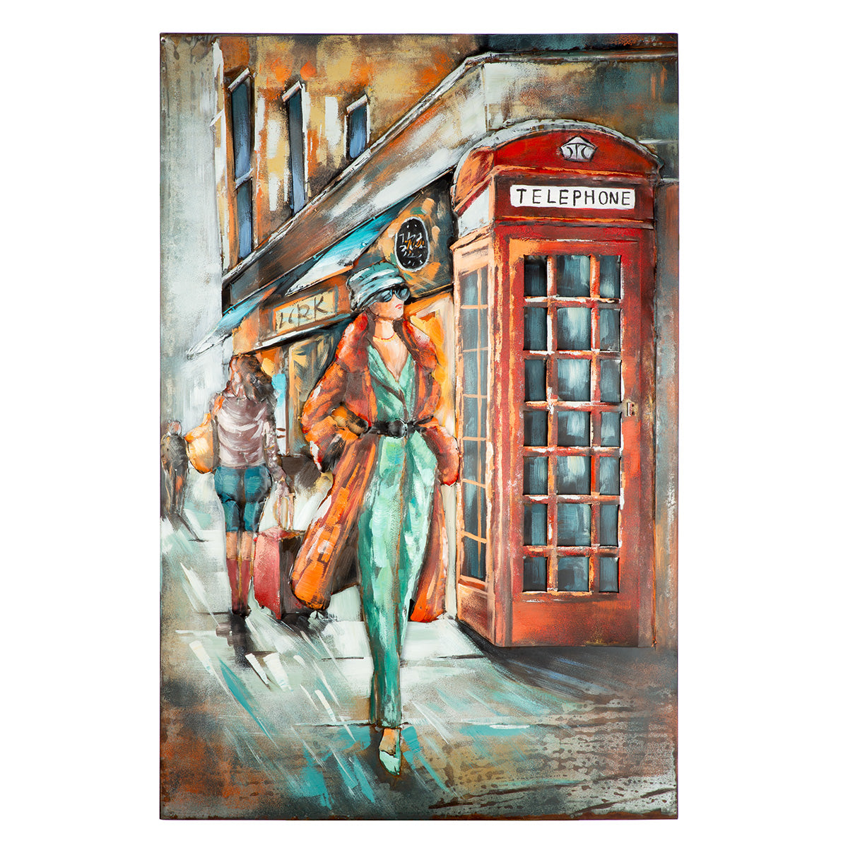 English Call 3D wanddecoratie 120 cm