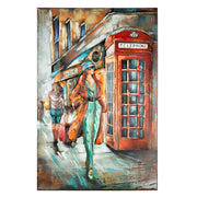 English Call 3D wanddecoratie 120 cm
