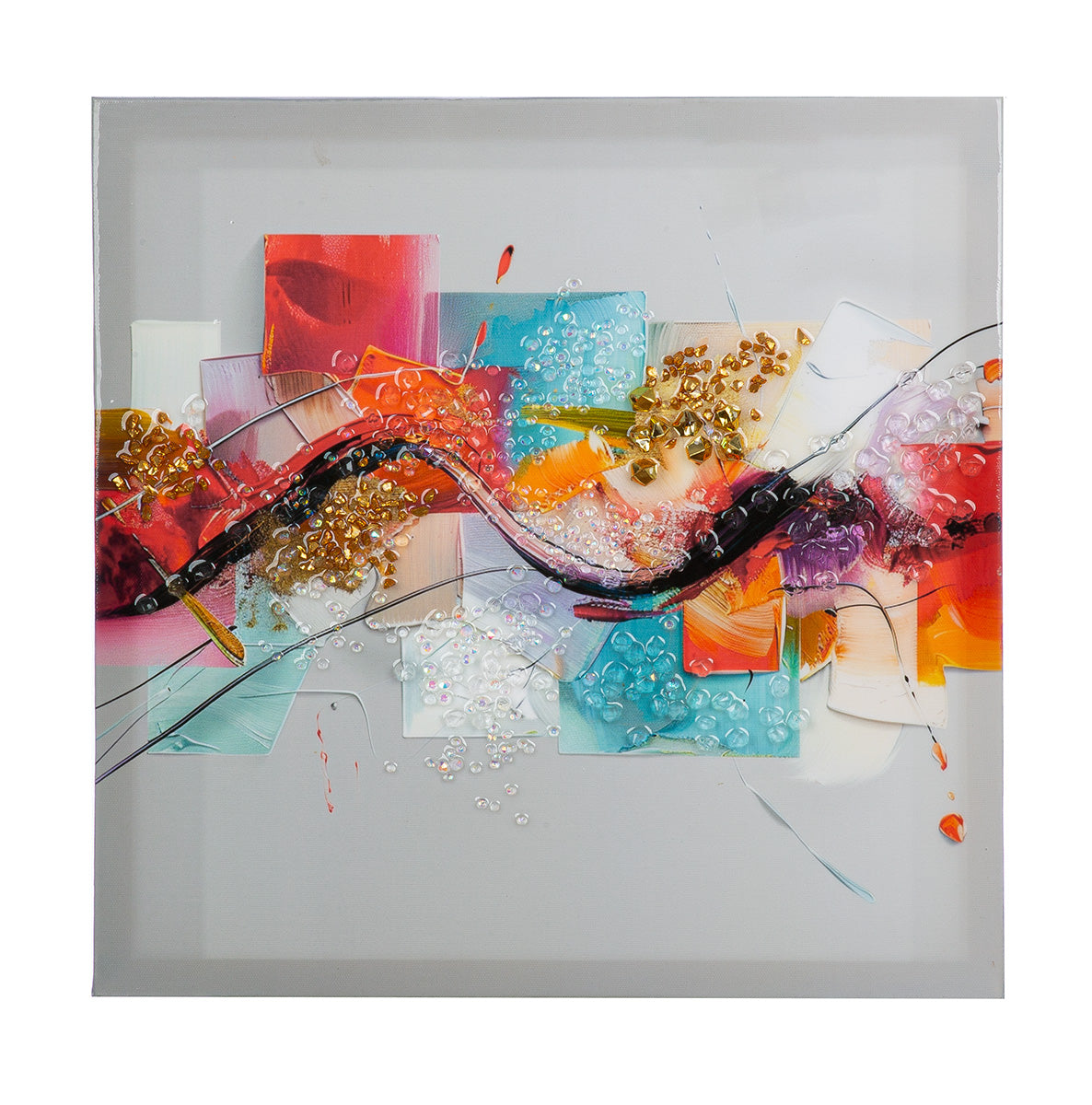 Willou kleurrijk 3D schilderij 40 cm