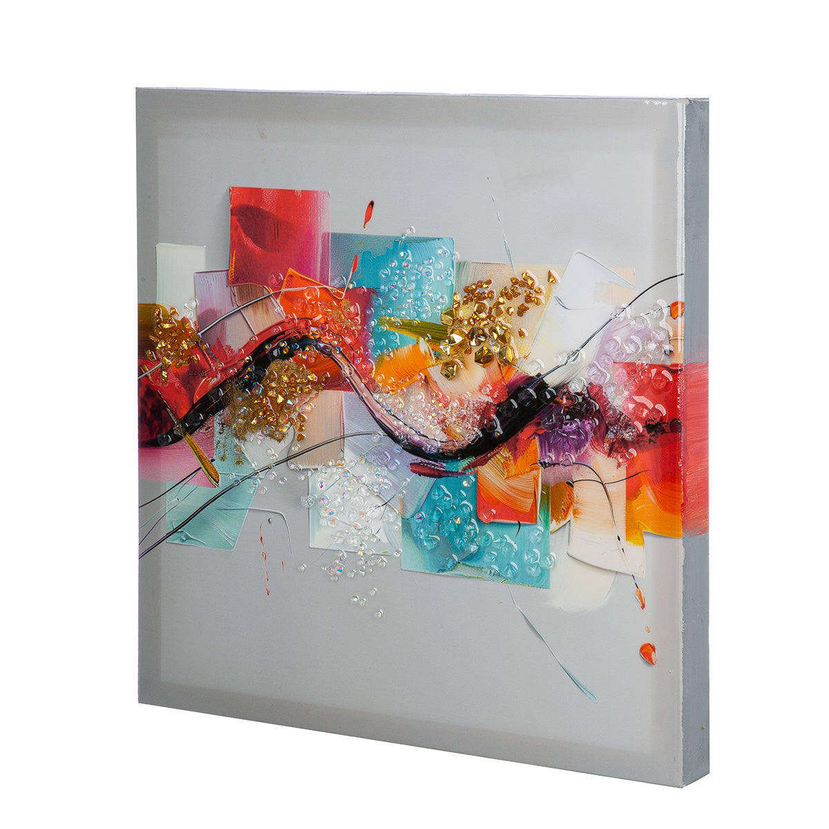 Willou kleurrijk 3D schilderij 40 cm