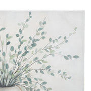 Eucalyptusschilderij met vaas 120 cm