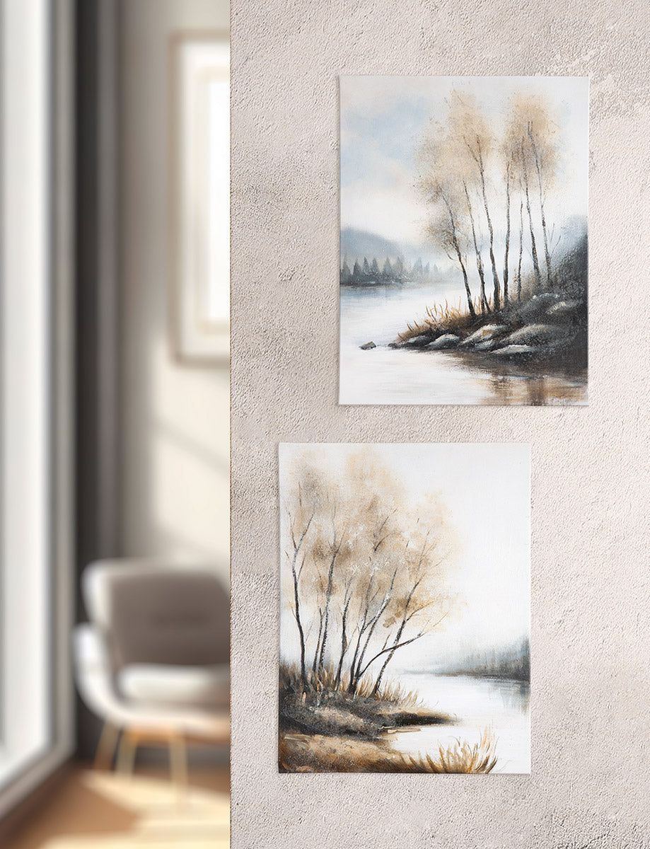 Seeufer meerschilderij 40 cm